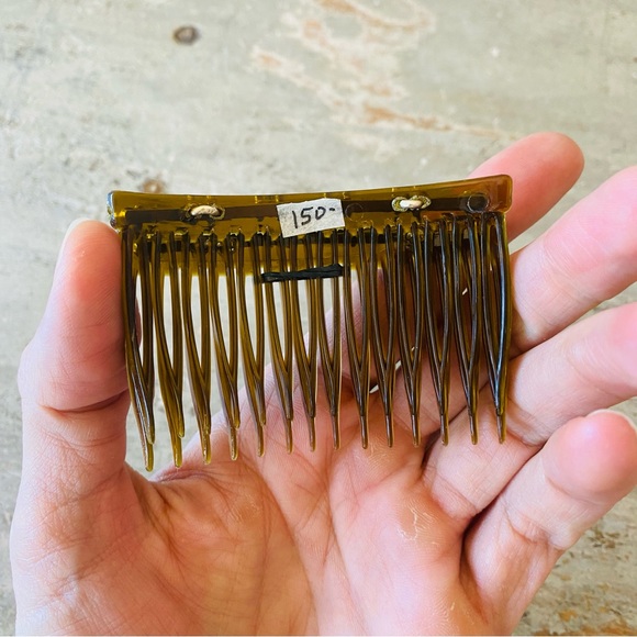 ♥️ Zuni ♥️ Jennifer Booqua Sterling Silver & Turquoise Hair Combs Set - Picture 2 of 8